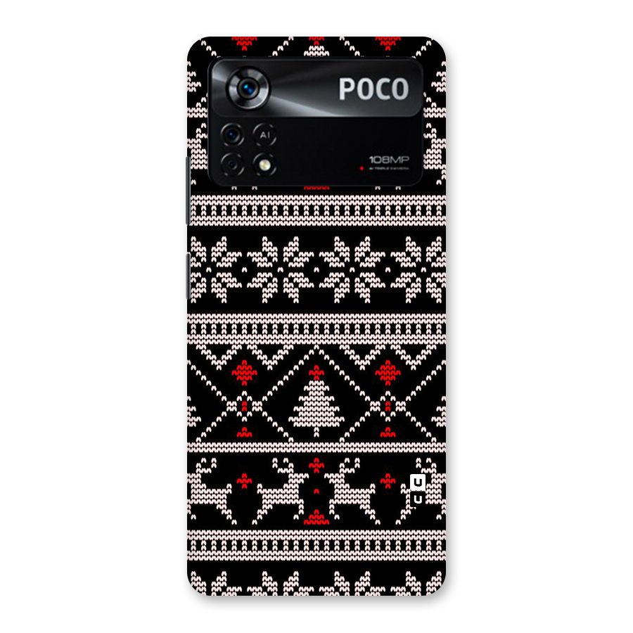 Christmas Seamless Aztec Pattern Back Case for Poco X4 Pro 5G