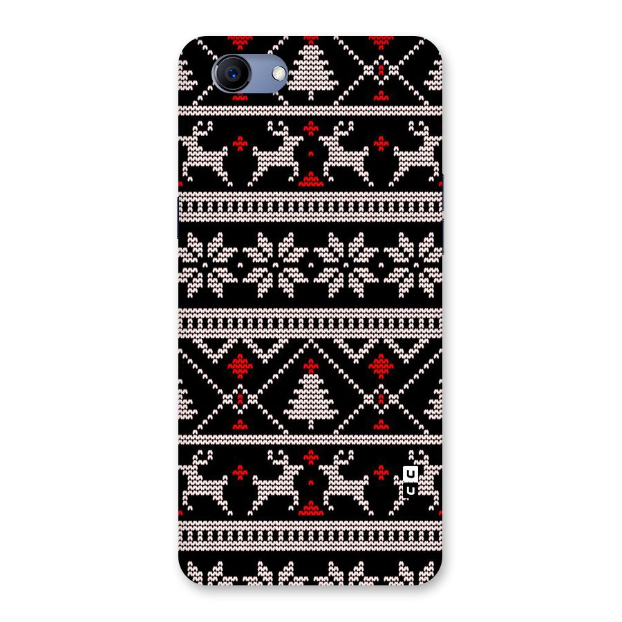 Christmas Seamless Aztec Pattern Back Case for Realme 1