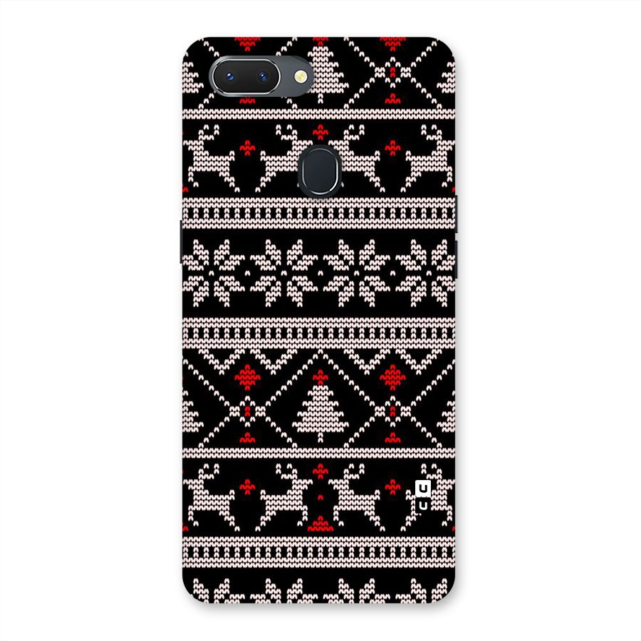 Christmas Seamless Aztec Pattern Back Case for Realme 2