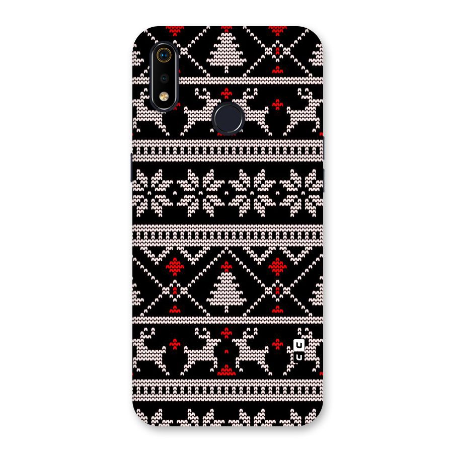Christmas Seamless Aztec Pattern Back Case for Realme 3i