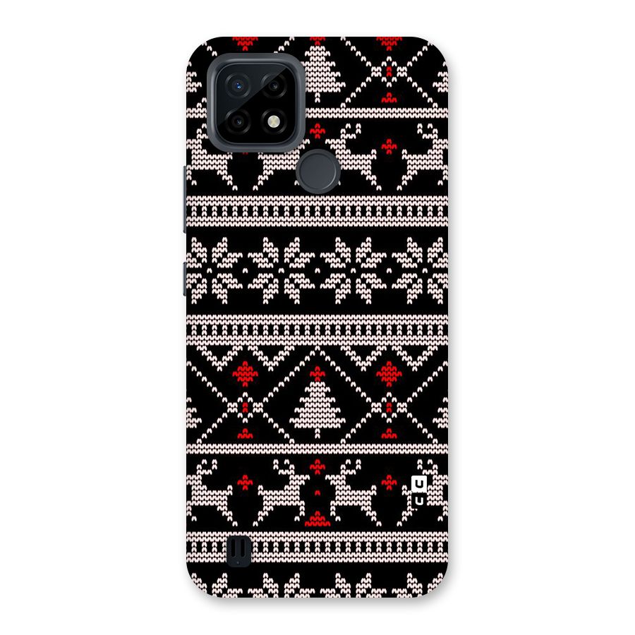Christmas Seamless Aztec Pattern Back Case for Realme C21