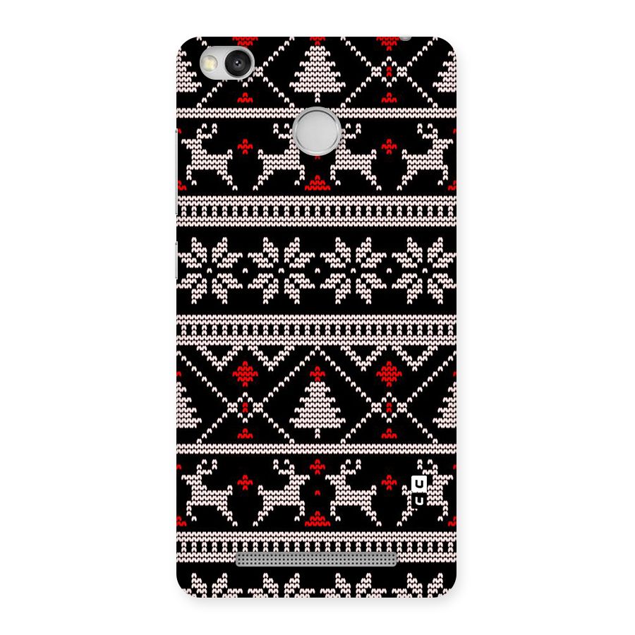 Christmas Seamless Aztec Pattern Back Case for Redmi 3S Prime