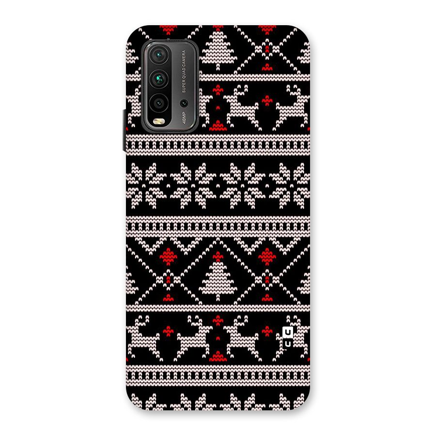 Christmas Seamless Aztec Pattern Back Case for Redmi 9 Power