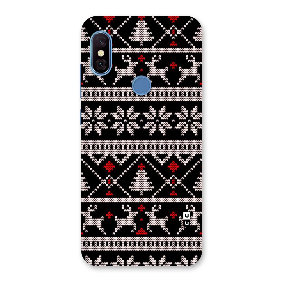 Christmas Seamless Aztec Pattern Back Case for Redmi Note 6 Pro