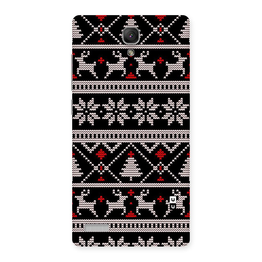 Christmas Seamless Aztec Pattern Back Case for Redmi Note Prime