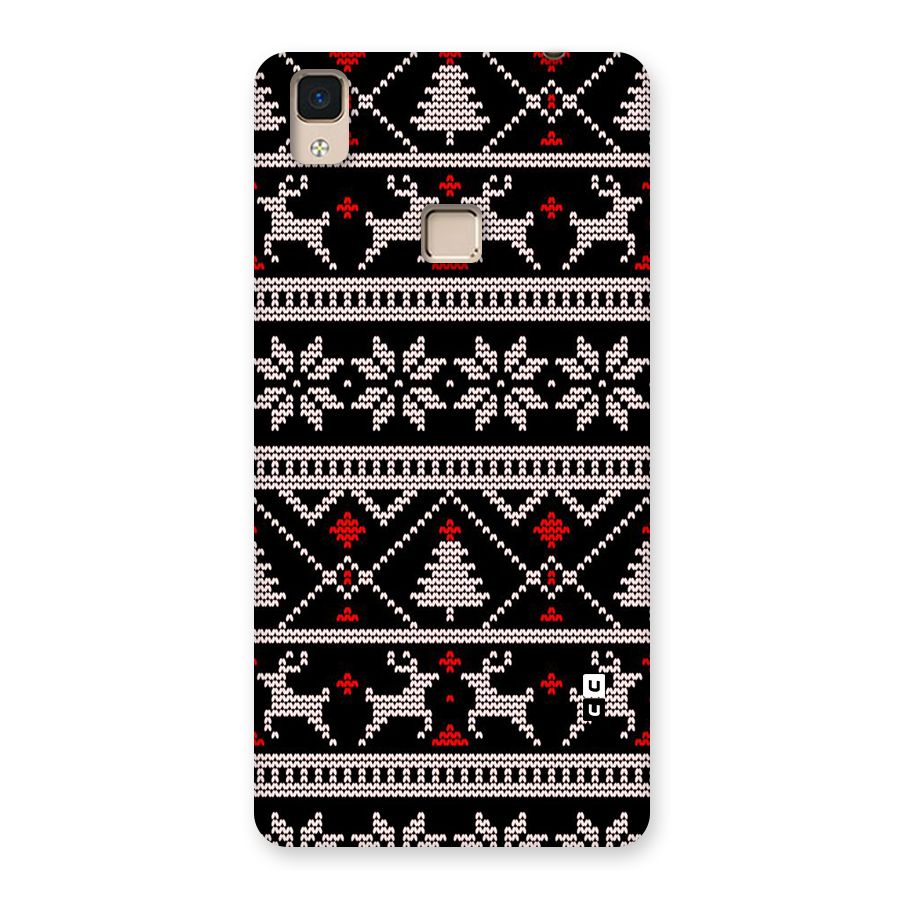 Christmas Seamless Aztec Pattern Back Case for V3 Max