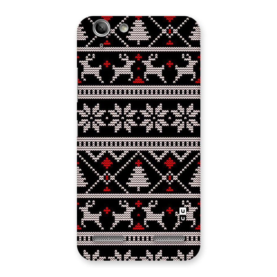 Christmas Seamless Aztec Pattern Back Case for Vibe K5 Plus