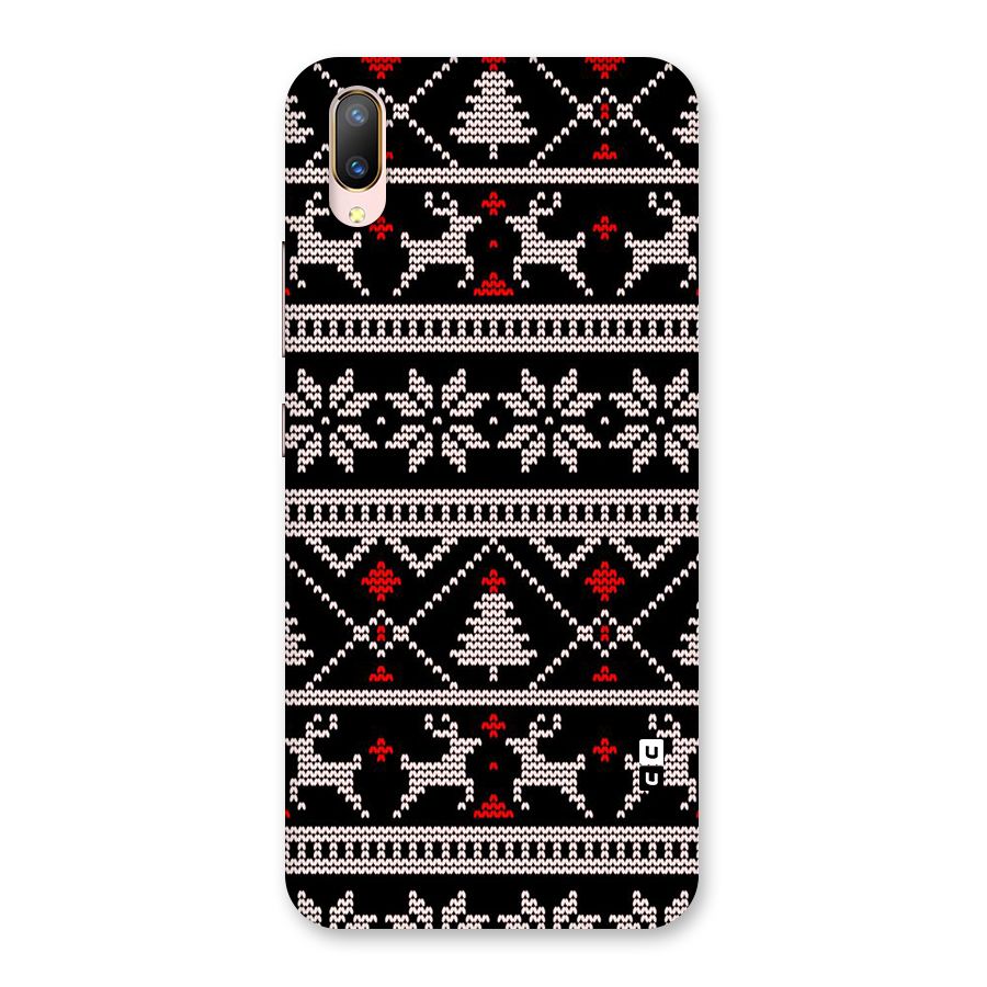 Christmas Seamless Aztec Pattern Back Case for Vivo V11 Pro