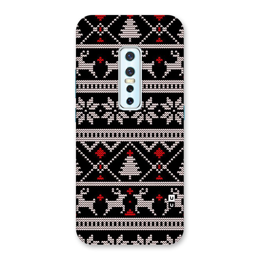 Christmas Seamless Aztec Pattern Back Case for Vivo V17 Pro