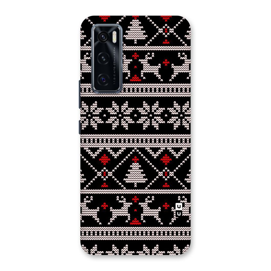 Christmas Seamless Aztec Pattern Back Case for Vivo V20 SE