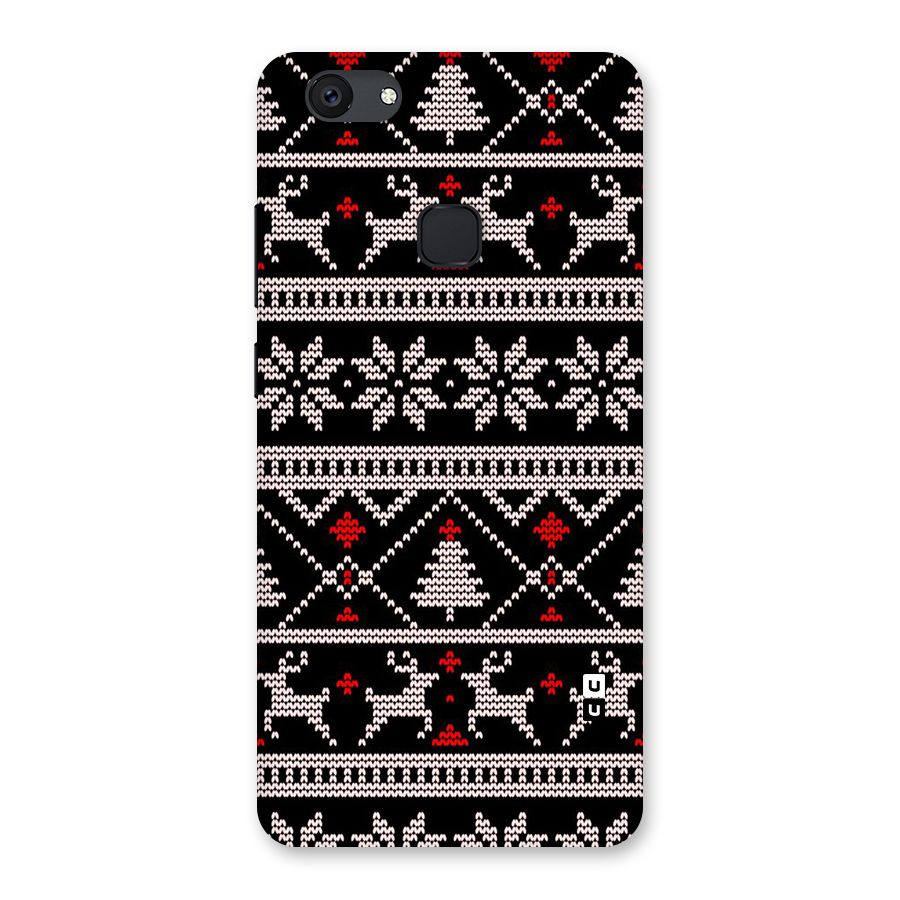 Christmas Seamless Aztec Pattern Back Case for Vivo V7 Plus