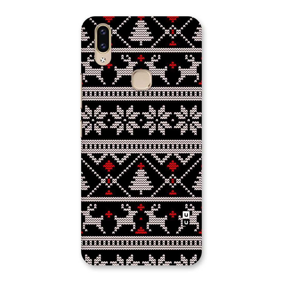 Christmas Seamless Aztec Pattern Back Case for Vivo V9 Youth