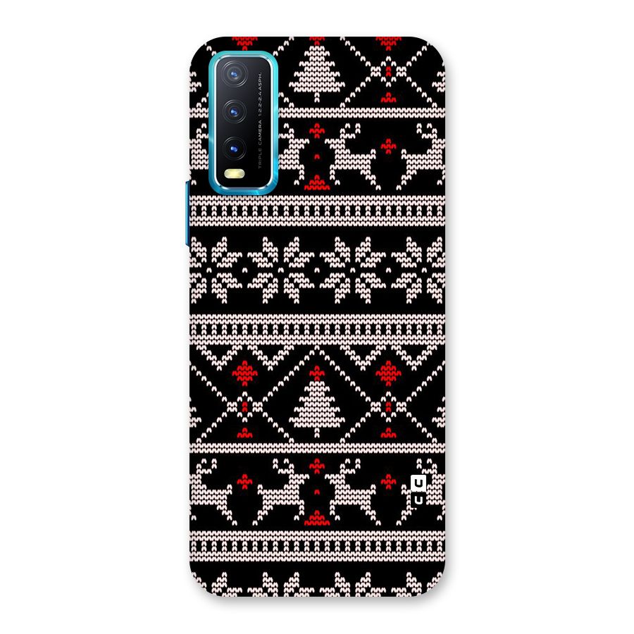 Christmas Seamless Aztec Pattern Back Case for Vivo Y20A