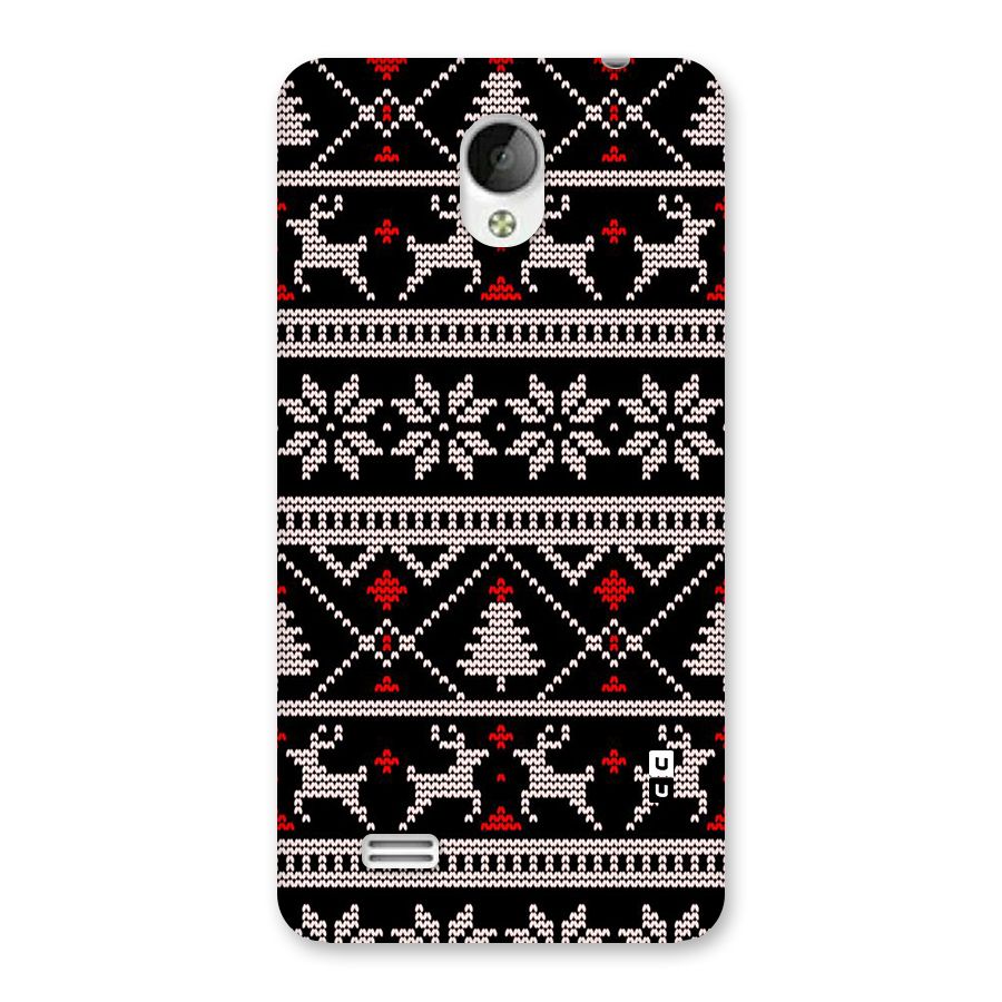 Christmas Seamless Aztec Pattern Back Case for Vivo Y21