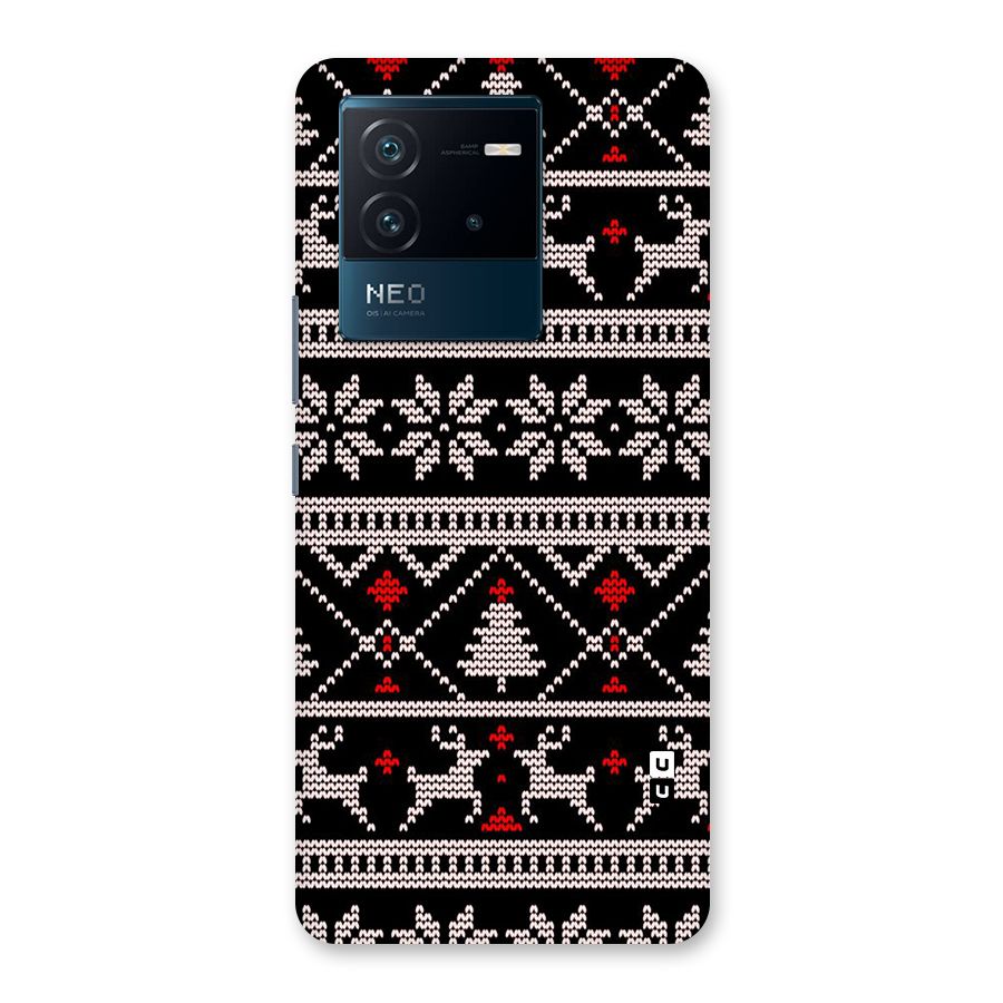 Christmas Seamless Aztec Pattern Back Case for Vivo iQOO Neo 6 5G