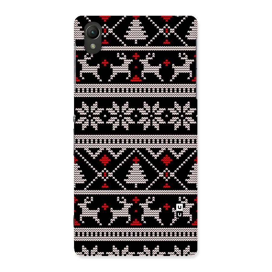 Christmas Seamless Aztec Pattern Back Case for Xperia Z2