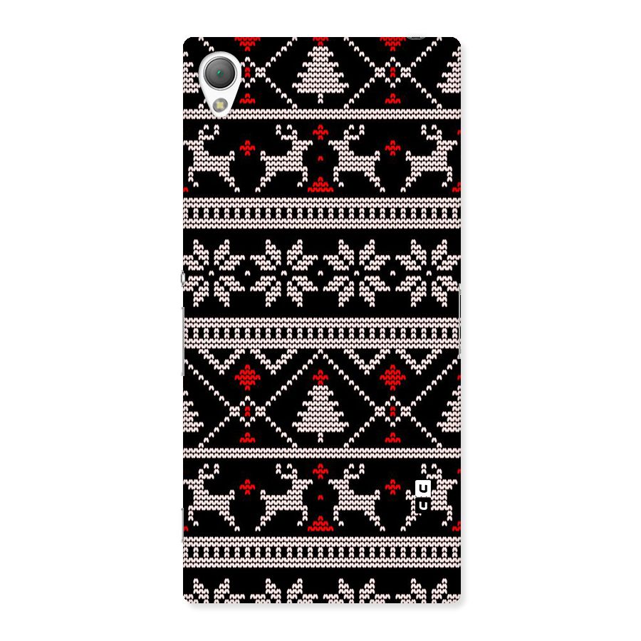 Christmas Seamless Aztec Pattern Back Case for Xperia Z3