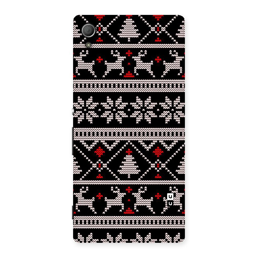 Christmas Seamless Aztec Pattern Back Case for Xperia Z3 Plus