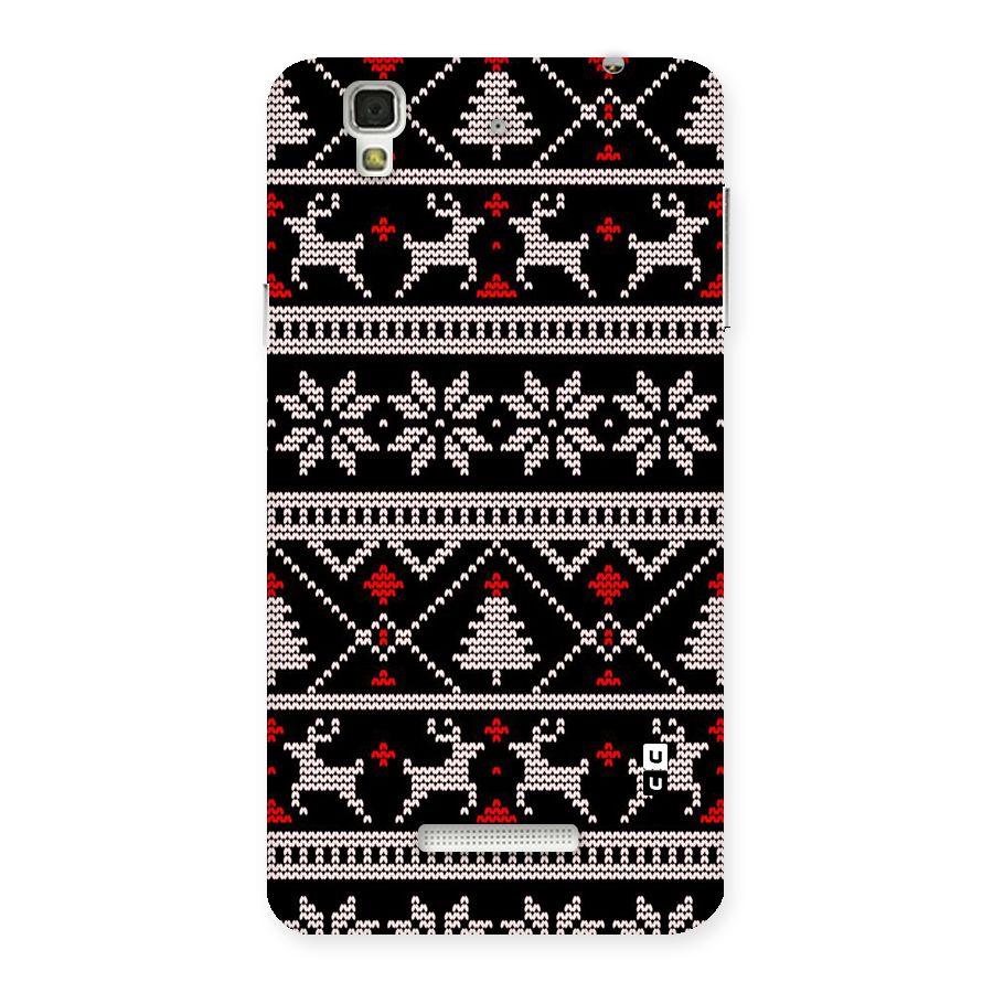 Christmas Seamless Aztec Pattern Back Case for YU Yureka Plus