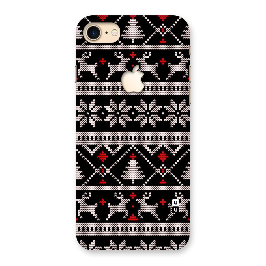 Christmas Seamless Aztec Pattern Back Case for iPhone 7 Apple Cut