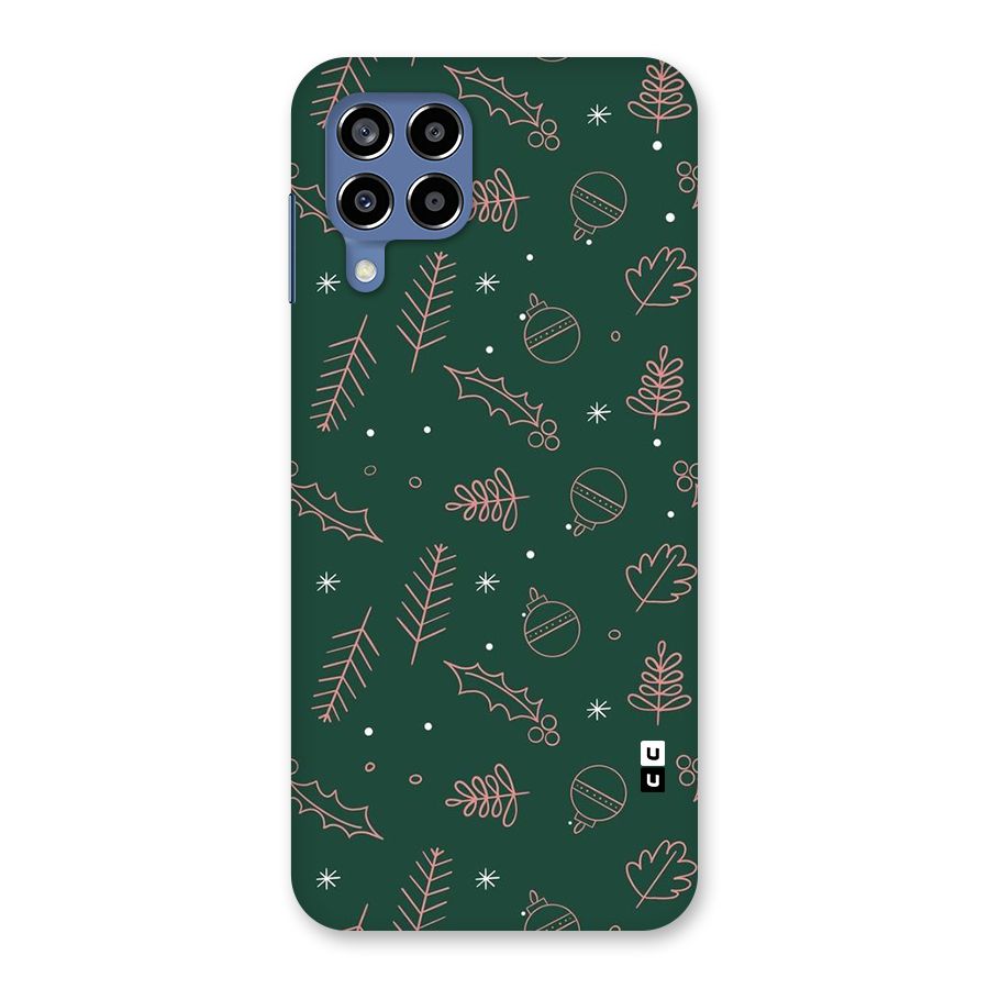 Christmas Season Leaves Back Case for Galaxy M53 5G