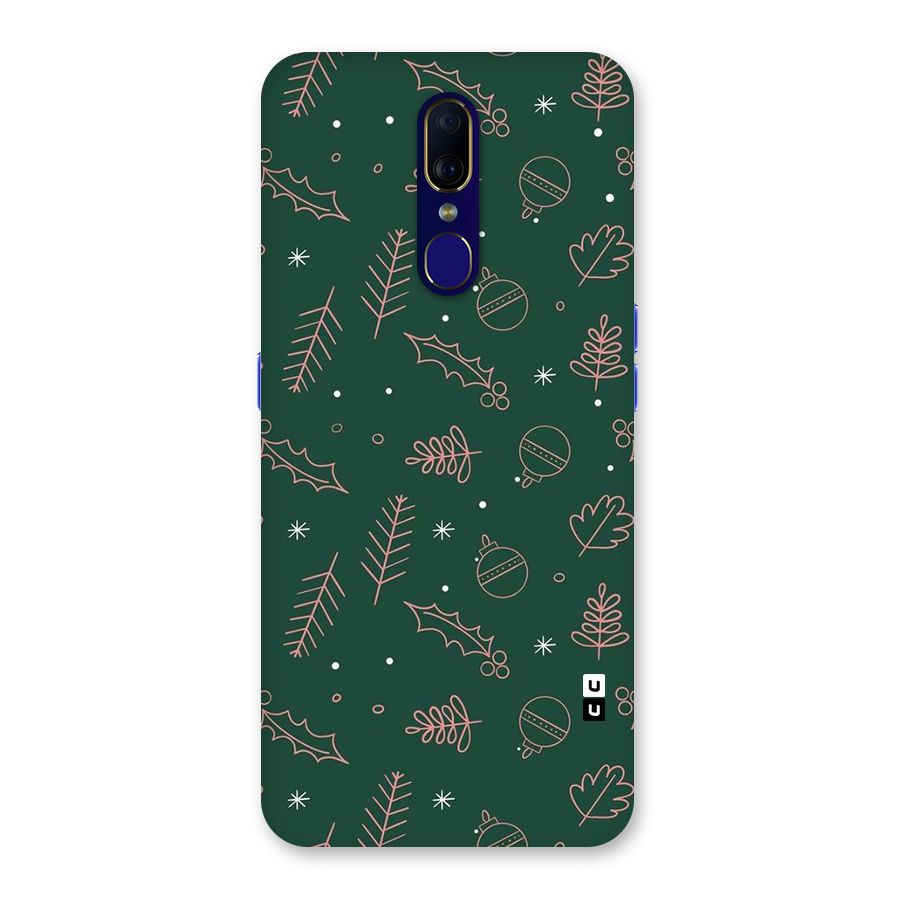 Christmas Season Leaves Back Case for Oppo F11