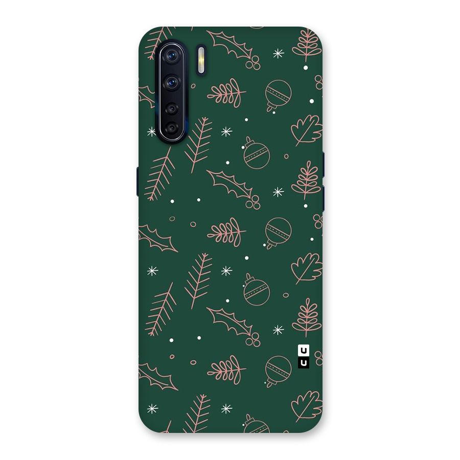 Christmas Season Leaves Back Case for Oppo F15