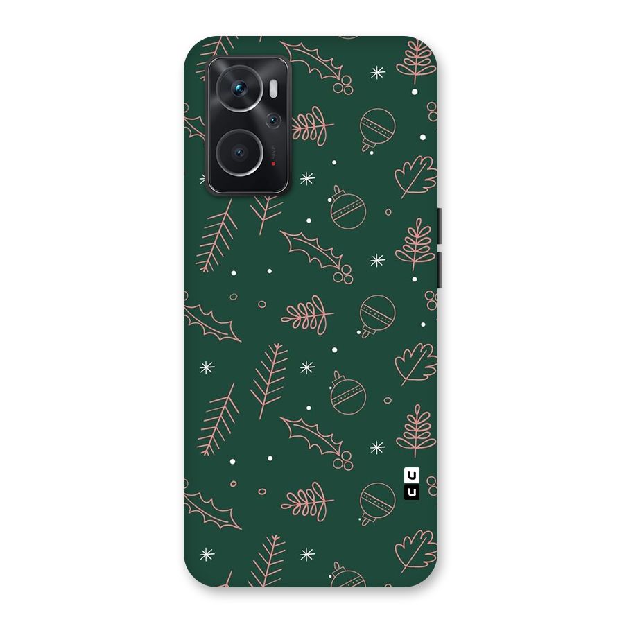 Christmas Season Leaves Back Case for Oppo K10 4G