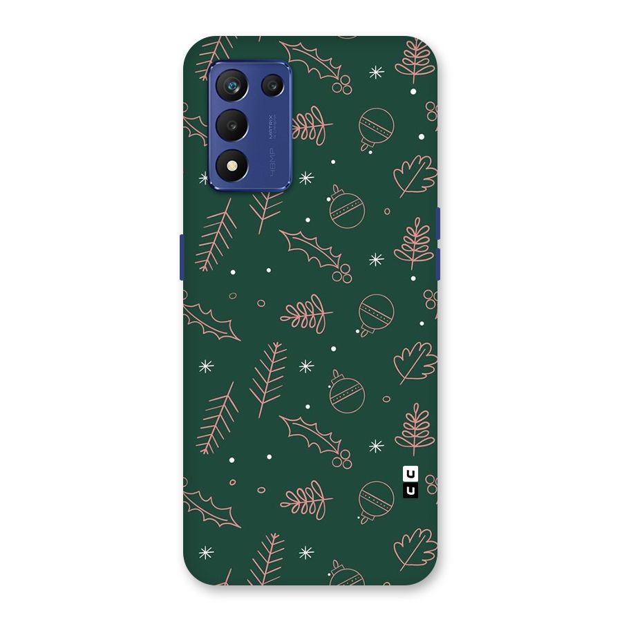 Christmas Season Leaves Back Case for Realme 9 5G Speed