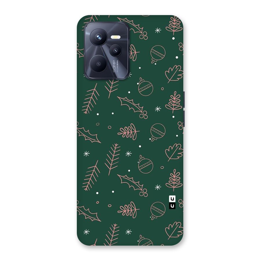 Christmas Season Leaves Back Case for Realme C35
