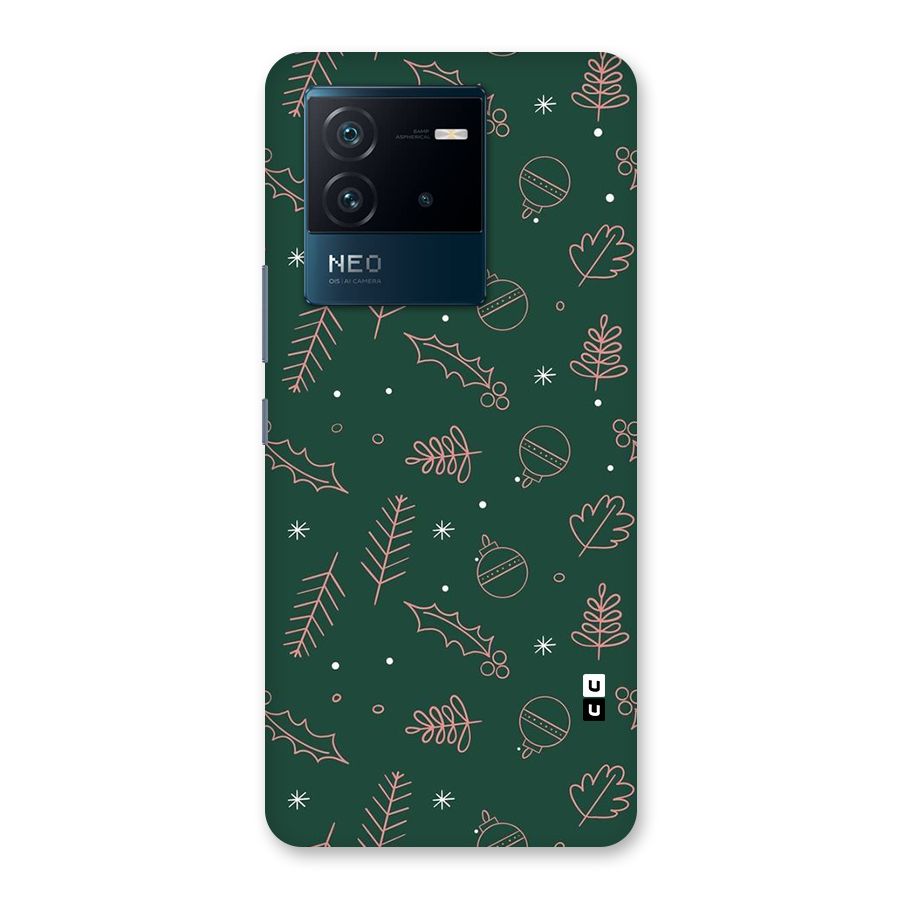 Christmas Season Leaves Back Case for Vivo iQOO Neo 6 5G