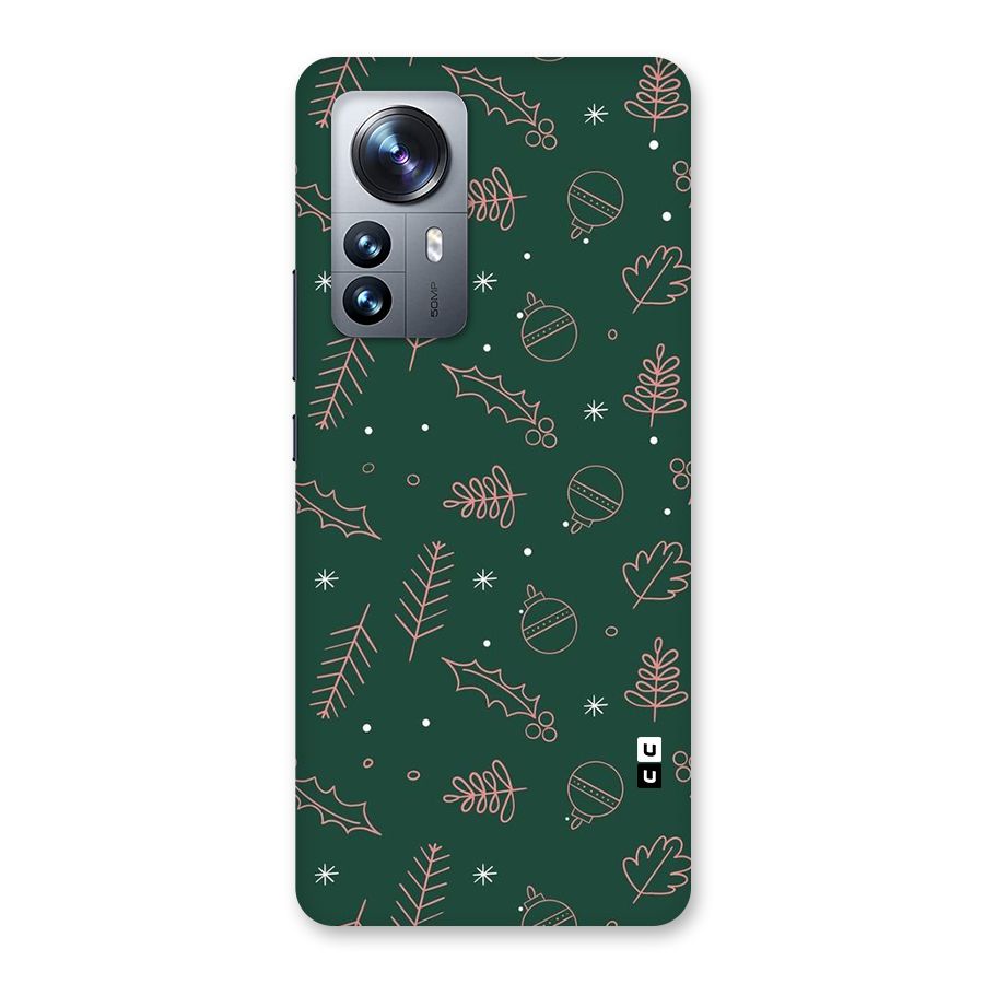 Christmas Season Leaves Back Case for Xiaomi 12 Pro