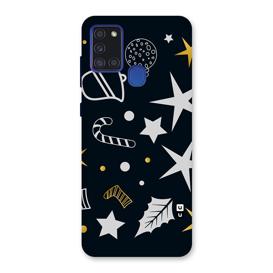 Christmas Special Pattern Back Case for Galaxy A21s