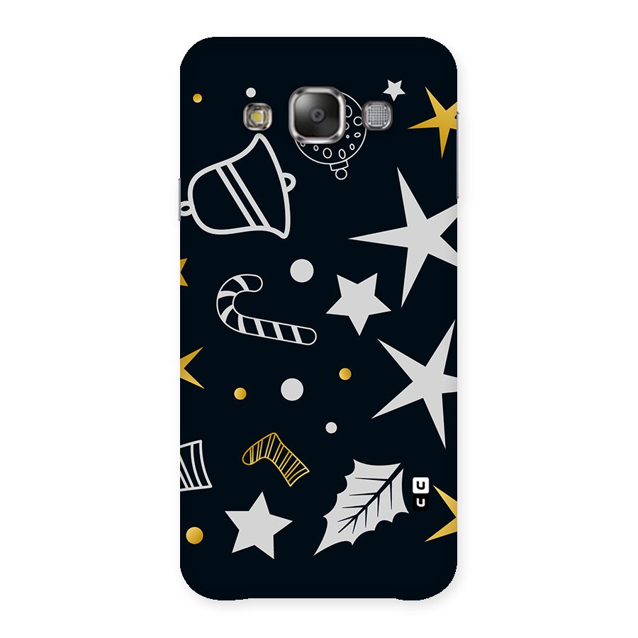 Christmas Special Pattern Back Case for Galaxy E7