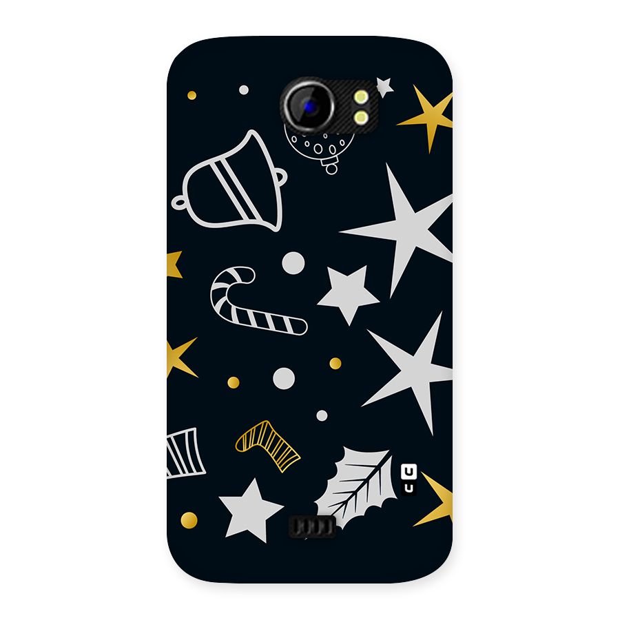 Christmas Special Pattern Back Case for Micromax Canvas 2 A110