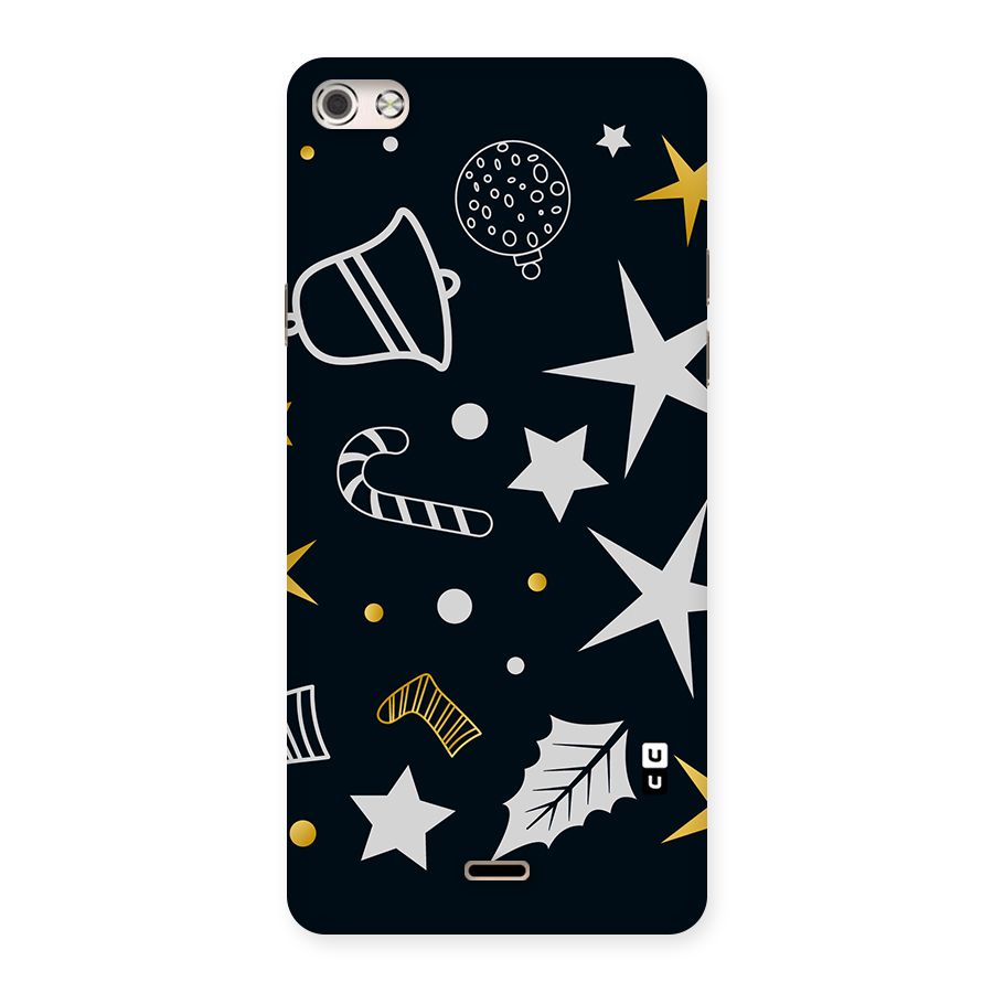 Christmas Special Pattern Back Case for Micromax Canvas Silver 5