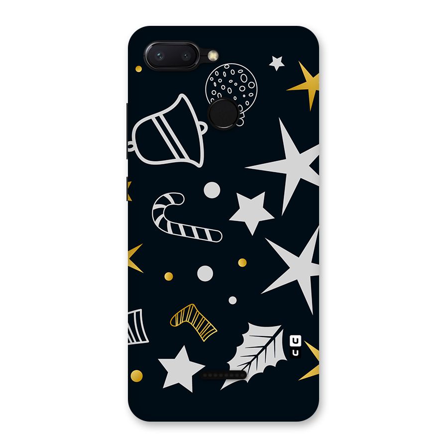 Christmas Special Pattern Back Case for Redmi 6