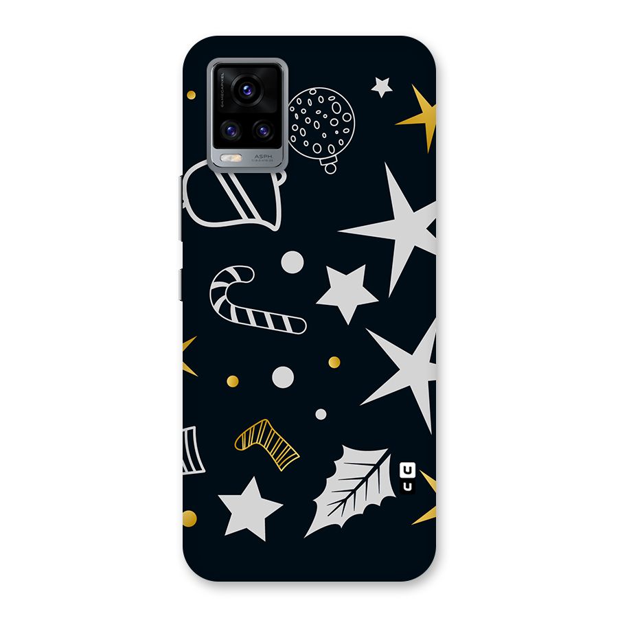 Christmas Special Pattern Back Case for Vivo V20