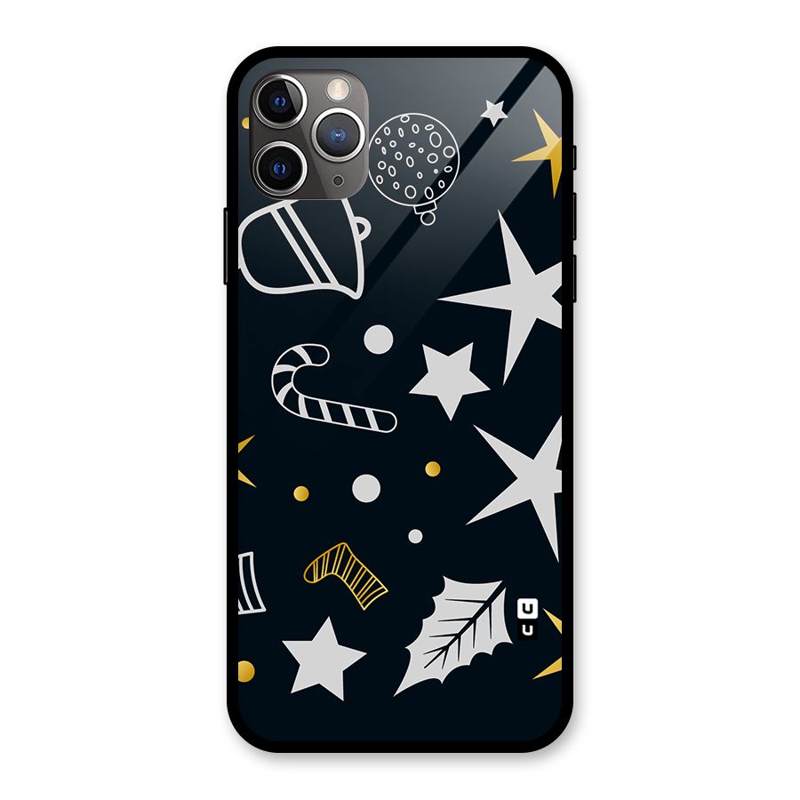 Christmas Special Pattern Glass Back Case for iPhone 11 Pro Max