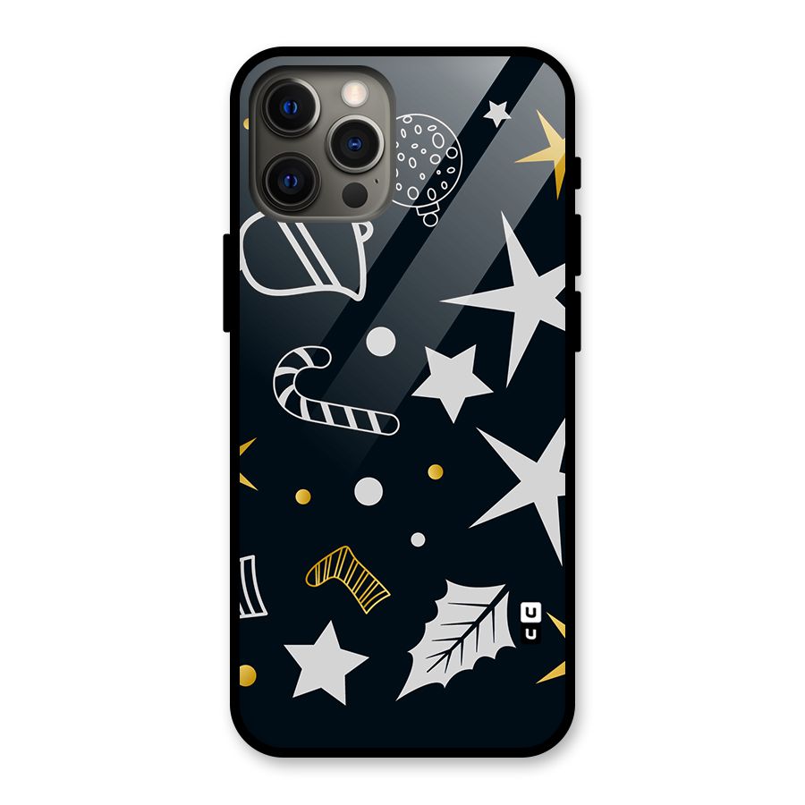Christmas Special Pattern Glass Back Case for iPhone 12 Pro Max
