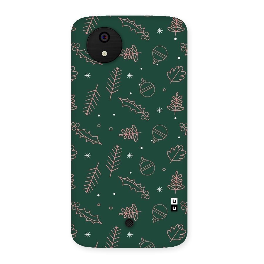 Christmas Vibes Leaves Back Case for Canvas A1  AQ4501