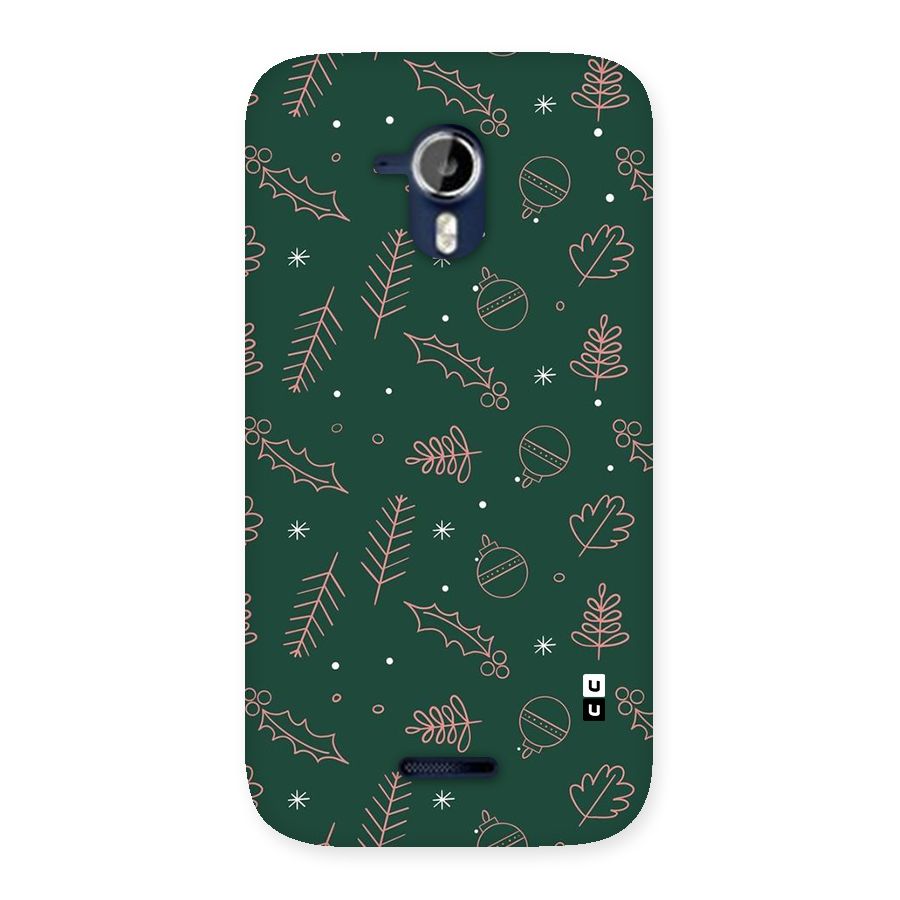 Christmas Vibes Leaves Back Case for Canvas Magnus A117