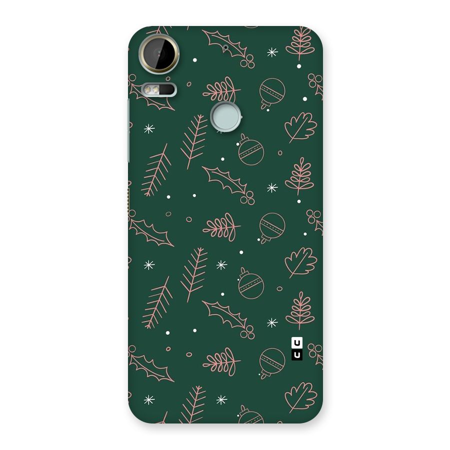 Christmas Vibes Leaves Back Case for Desire 10 Pro