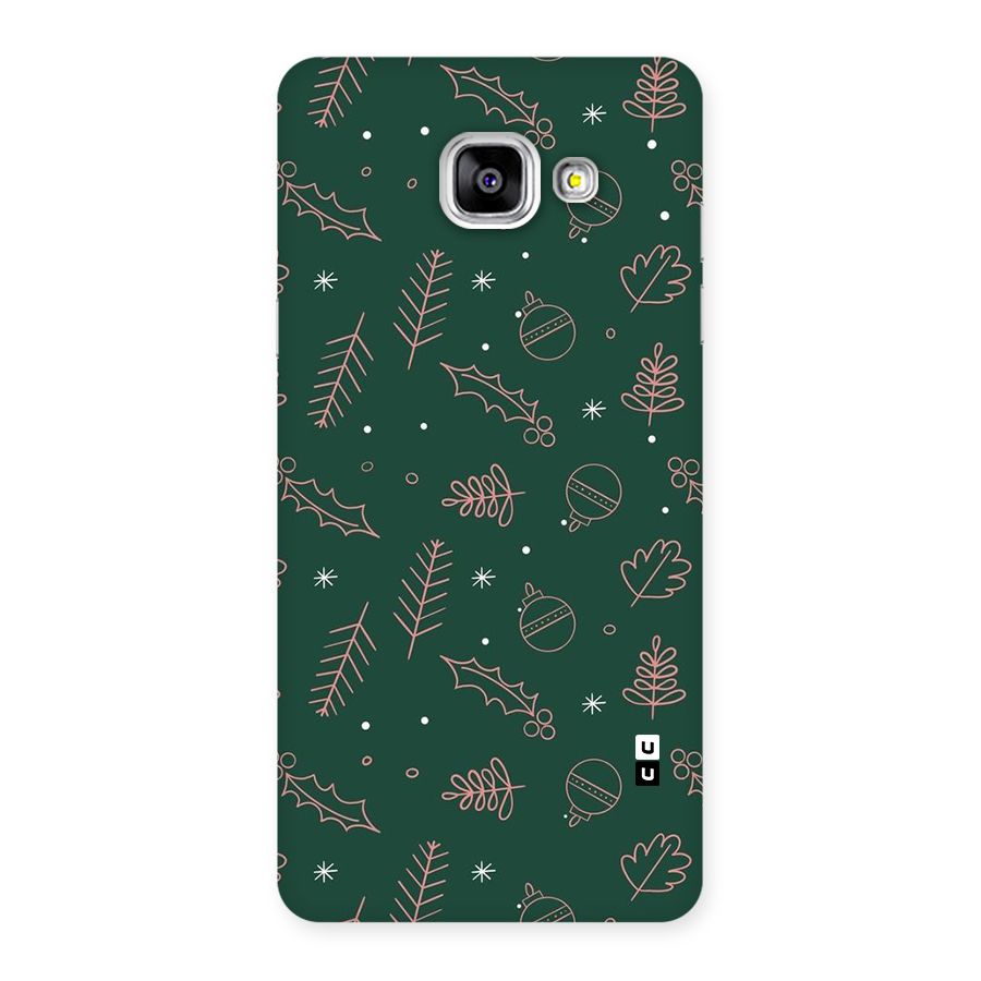 Christmas Vibes Leaves Back Case for Galaxy A5 (2016)
