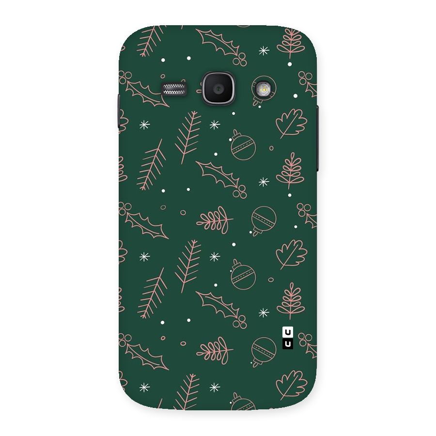 Christmas Vibes Leaves Back Case for Galaxy Ace3