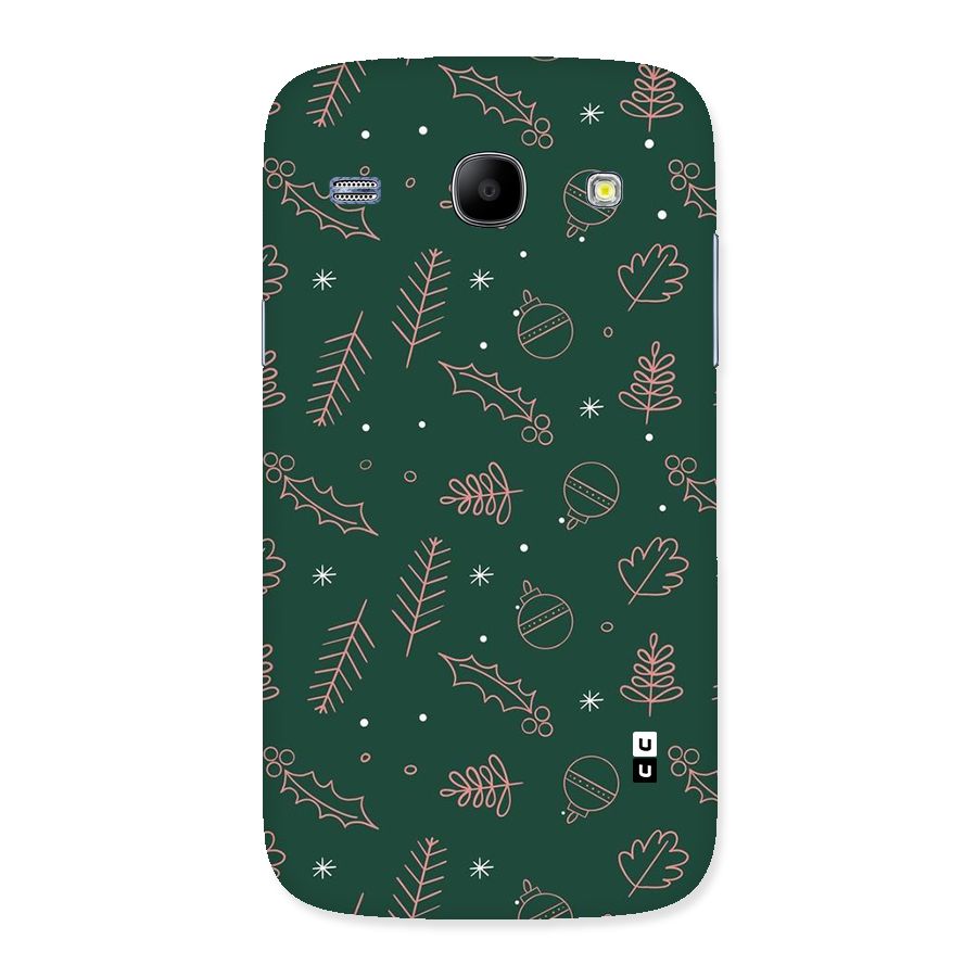 Christmas Vibes Leaves Back Case for Galaxy Core