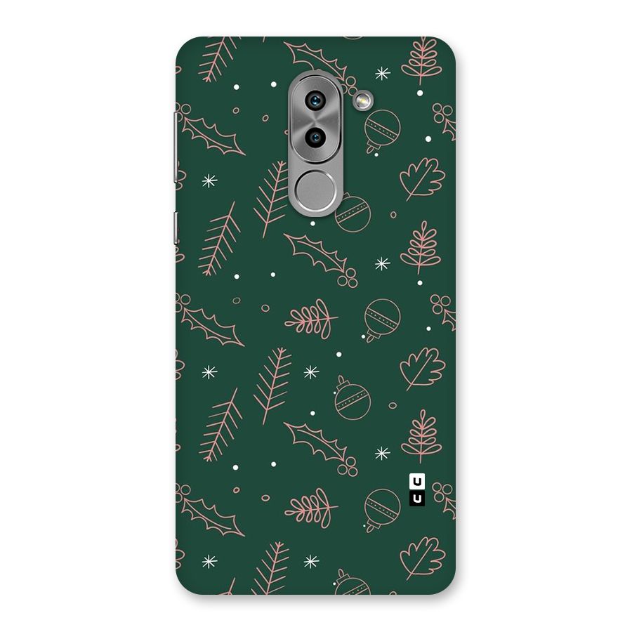 Christmas Vibes Leaves Back Case for Honor 6X
