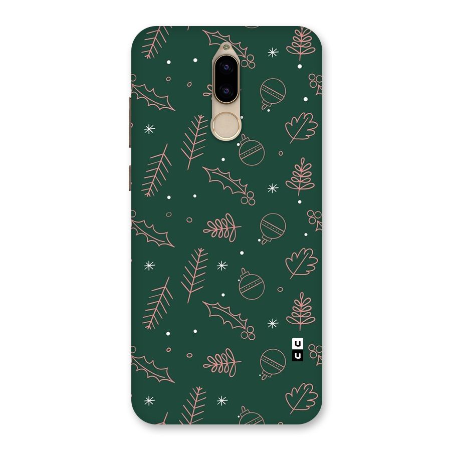 Christmas Vibes Leaves Back Case for Honor 9i