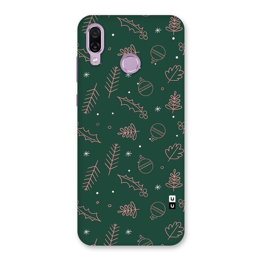 Christmas Vibes Leaves Back Case for Honor Play