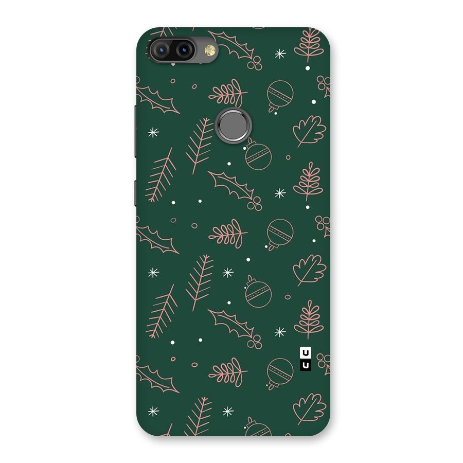 Christmas Vibes Leaves Back Case for Infinix Hot 6 Pro